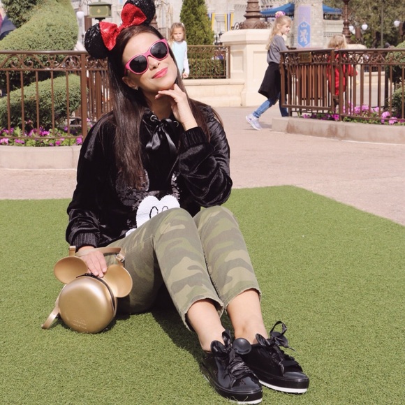 Melissa Shoes - Melissa x Disney Mickey Mouse black mouse ear sneakers size 7